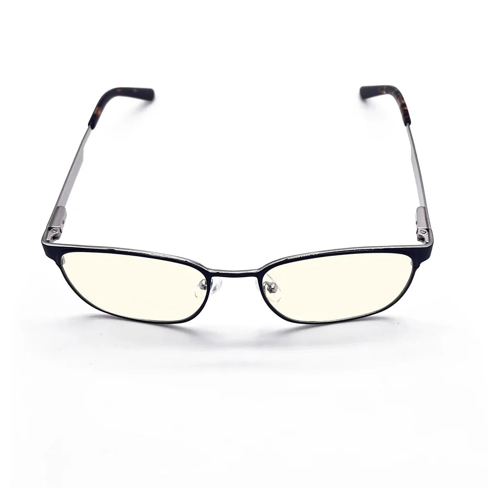 Glasses Blue-Light Blocking Fashion Elliptical Eyeglasses Anti UV Ray Computer Gaming Glasses Blue Blocker Glasses for Women/Men