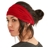Wide Elastic Headband Hairband Pilates Yoga Fitness Running Cycling Sweatband Turban Makeup Hair Hoop Makeup Headwrap For Women