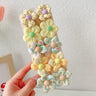 10 Pcs/Set New Baby Girl Cute Colors Flower Hair Bands Ponytail Holder Chilren Soft Scrunchies Rubber Kids Hair Accessories