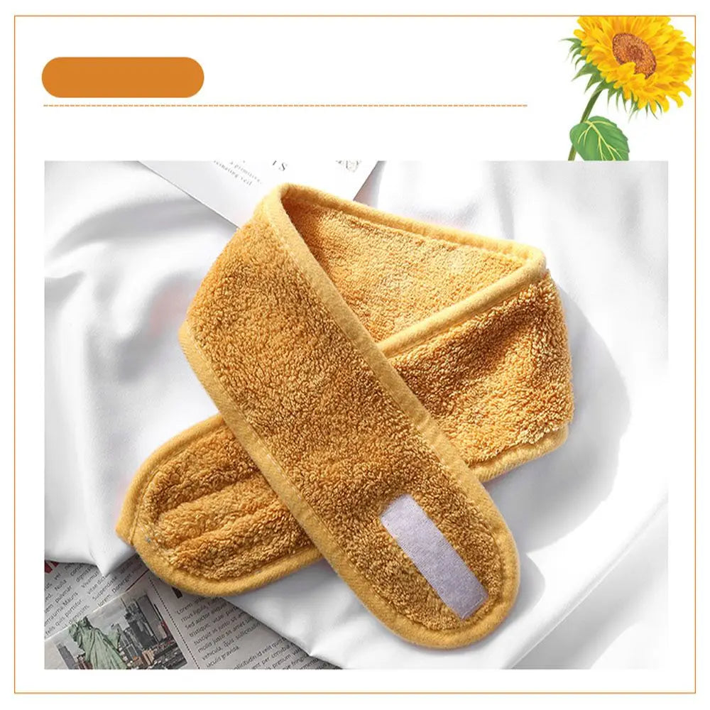 Fashion Headbands Wash Caps Shower Cosmetic Facial Adjustable Turban Tiara Turban Hairband Head Band