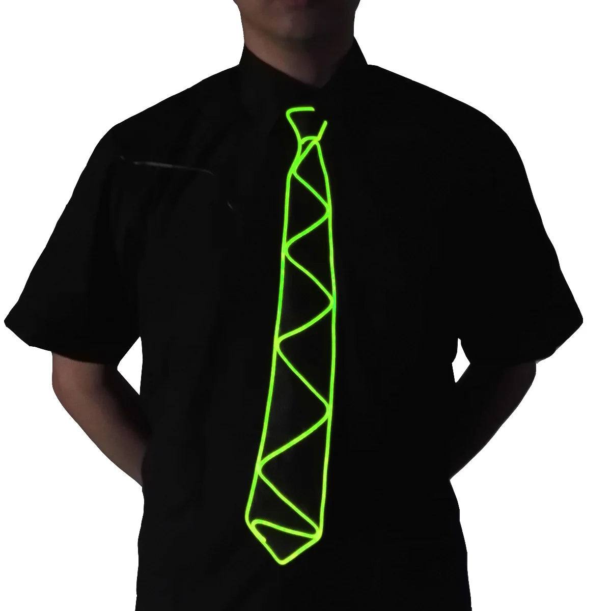 LED Acrylic Bow Tie Light up LED Men Bow Tie Luminous Bow tie Costume Men Ties DJ Dance Glow Decoration Novelty Gift LED Cravat
