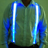 NEW Tie Bow LED Lights Suspenders Festival Party Supplies Crazy Wedding Party Time Woman Suspenders Hangers for Men SD01