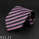 New Design Wedding Men Tie Purple Solid Striped Paisley Flower Neckties Men Business Dropshipping Groom Collar Accessories Gift