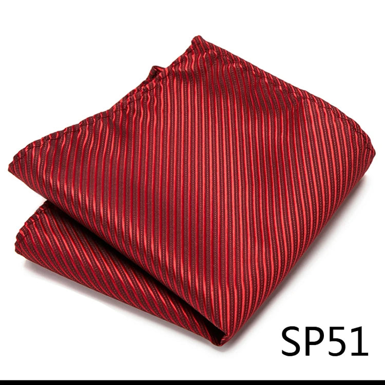 High Grade 2023 New Style Hot sale Silk Handkerchief Black Suit Accessories Solid Men Abraham Lincoln's birthday Pocket Square