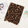Fashion Printed Leopard Scarf Female Spring Muslim Women Hijab Scarves Tassel Large Size Headband Handkerchief Women's Bandana