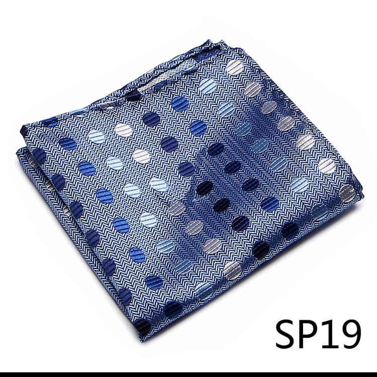 High Grade 2023 New Style Hot sale Silk Handkerchief Black Suit Accessories Solid Men Abraham Lincoln's birthday Pocket Square