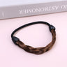 Wig Braided Rubber Band Elastic Hair Rope Tie Head Hair Ring Wig Braid Fixed Hairstyle Elastic Band Extension Ponytail Holder