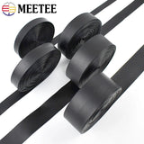 5Meters Synthetic Leather Cord Ribbons Black Soft Flat Ropes Necklace Bracelet Decoration Webbings DIYClothes Edge Accessories