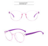 Blue Light Blocking Glasses for Kids Computer Glasses Silicone Frame Clear Lens Girl Boy Video Gaming Children Safety Eyewear