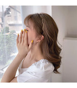 Wave Headbands Are Simple and Versatile, Suitable for Outdoor Hair Compression. Sweet and Retro Hair Binding Headbands