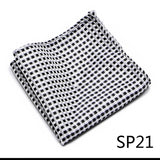 High Grade 2023 New Style Hot sale Silk Handkerchief Black Suit Accessories Solid Men Abraham Lincoln's birthday Pocket Square