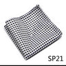 High Grade 2023 New Style Hot sale Silk Handkerchief Black Suit Accessories Solid Men Abraham Lincoln's birthday Pocket Square