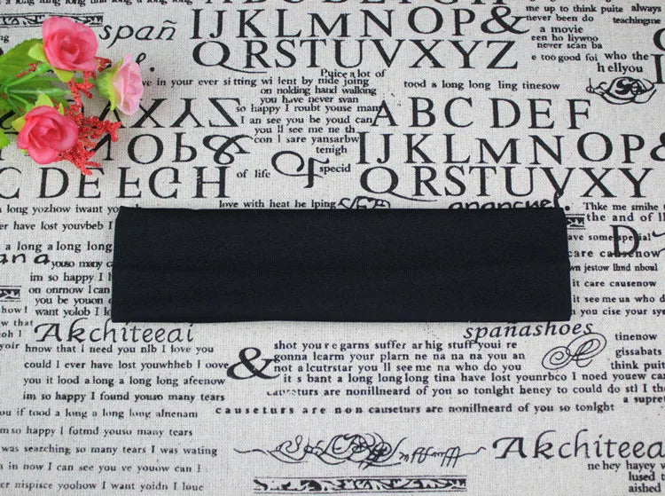 Fashion Sports Headbands for Women Solid Elastic Hair Bands Running Fitness Yoga Hair Bands Stretch Makeup Hair Accessories Hot