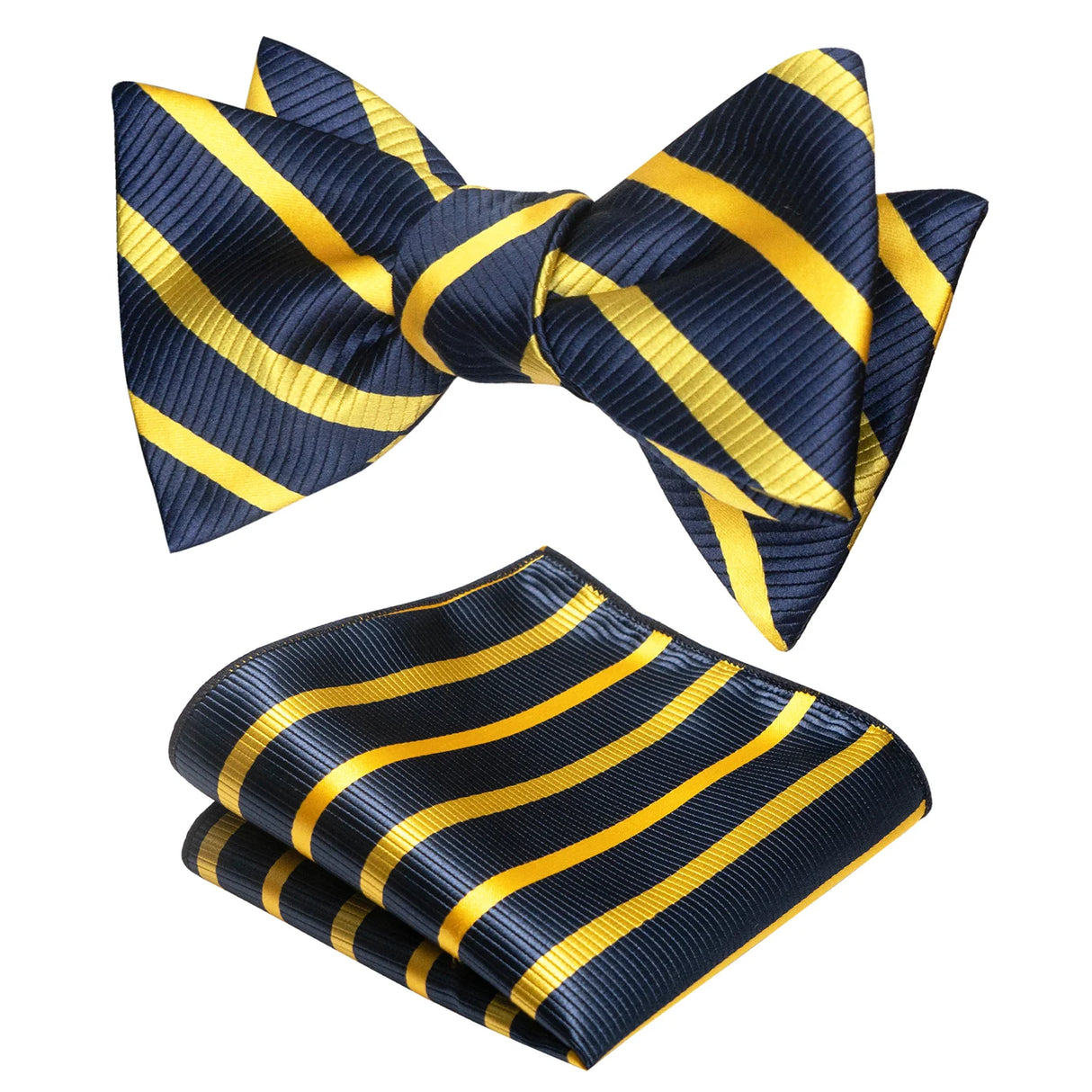 EASTEPIC Striped Bow Tie for Men Hanky Set Plaid Accessory Paisley Neckwear Floral Design Polka Dot Pure Black Evening Party