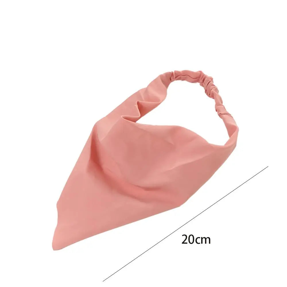 Headbands Cute Women Elastic Hair Accessories Bandana Turban Headwrap Triangle Hair Scarf