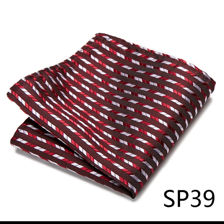 High Grade 2023 New Style Hot sale Silk Handkerchief Black Suit Accessories Solid Men Abraham Lincoln's birthday Pocket Square