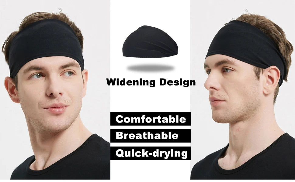 Sports Headbands for Men Moisture Wicking Workout Headband Sweatband Headbands Hairband for Women Men