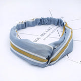 Women Headband New Fashion Hair Bands Bohemian Cross Elastic Hair Band For Ladies Black Purple Female Head band Hair Accessories