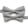 High Quality Mens Solid Color Bowtie Set For Men Children Wedding Party Dinner Accessory Pink Orange Father-son Bow Tie Gift