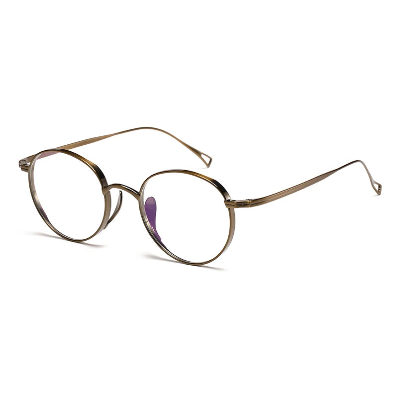 2015 Round Eyeglass Titanium Retro Square Glasses Frames Men Women Eyeglasses Frames Eyewear Business Korean Spectacles Frame