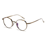 2015 Round Eyeglass Titanium Retro Square Glasses Frames Men Women Eyeglasses Frames Eyewear Business Korean Spectacles Frame