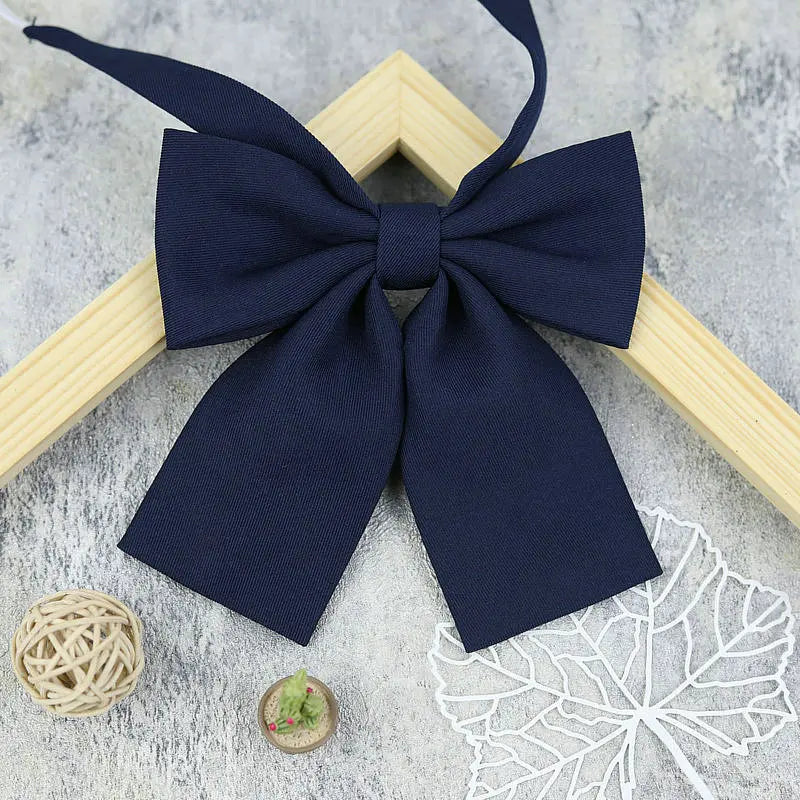 New Fashion Blue Uniform JK Bow Tie Colorful Women's Shirts Bowtie School Wedding Party Bowknot Butterfly Knot Suits Accessories