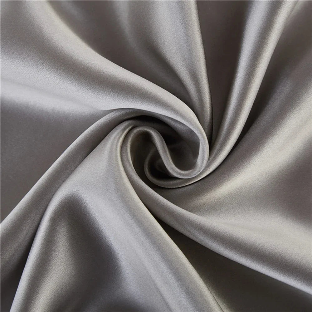 19 Momme Width 114cm 100% Pure Natural Mulberry Silk Fabric Make Clothing/Pillowcase/Eye Mask/Nightcap/Bedding/Pajamas Fabric