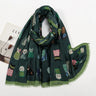 Fashion Printed Leopard Scarf Female Spring Muslim Women Hijab Scarves Tassel Large Size Headband Handkerchief Women's Bandana