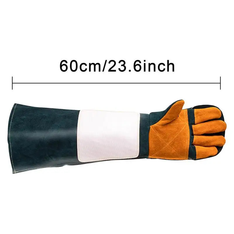 Animal Handling Gloves Extreme Heat And Fire Resistant Gloves Multifunctional Padding Cat Washing Gloves For Dog Cat Scratch