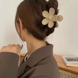 Fashion Flower Claw Clips for Women Sweet Girls Hair Claw Big Flower Hair Clamps Lady Crab Clips Hair Accessories for Women