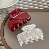 Acrylic Hair Jaw Clips Medium Hair Claw Clamps Spring Color Hair Grips Strong Hold Ponytail Holder Non Slip Hair Accessories