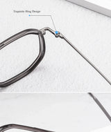 Vintage Titanium Eyeglasses Frame Men Square Myopia Prescription Glasses Women Retro Optical Luxury Brand Glasses Frame Eyewear