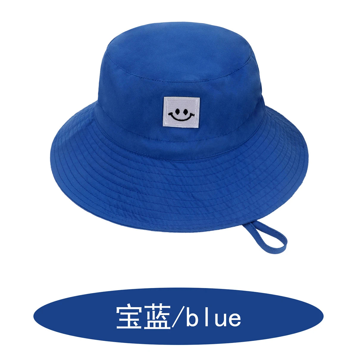 SMILE Baby Sunhat Summer Spring Kids Bucket Hat For Girls Boys Children Big Visor Cotton Sun Cap Beach Travel Panama Hats Caps