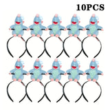 5PCS Headband Cartoon Mouse Hairband New Cartoon Plush Doll Headband French Wide-brim Hairpin Photo Headwear Creative Girl Gift
