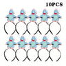 5PCS Headband Cartoon Mouse Hairband New Cartoon Plush Doll Headband French Wide-brim Hairpin Photo Headwear Creative Girl Gift