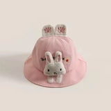 Cartoon Animal Ears Baby Bucket Hat Cute Soft Cotton Infant Boy Girl Fisherman Cap Casual Toddler Kids Sun Hats