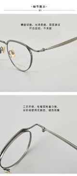 Top Quality Acetate Titanium Optical Glasses Frame Luxury Vintage Computer Eyeglasses Designer Ultra-Light  Eyewear