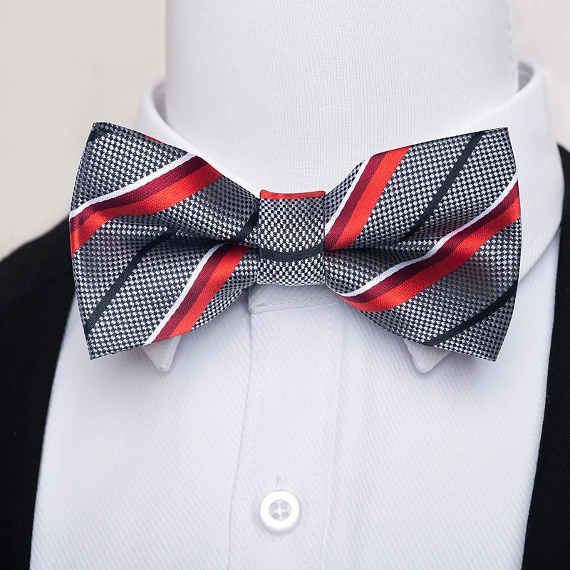 Fashion Brand Brand Silk Bow Tie Dark Blue Man Dot Wedding Accessories lover's day Fit Formal Party