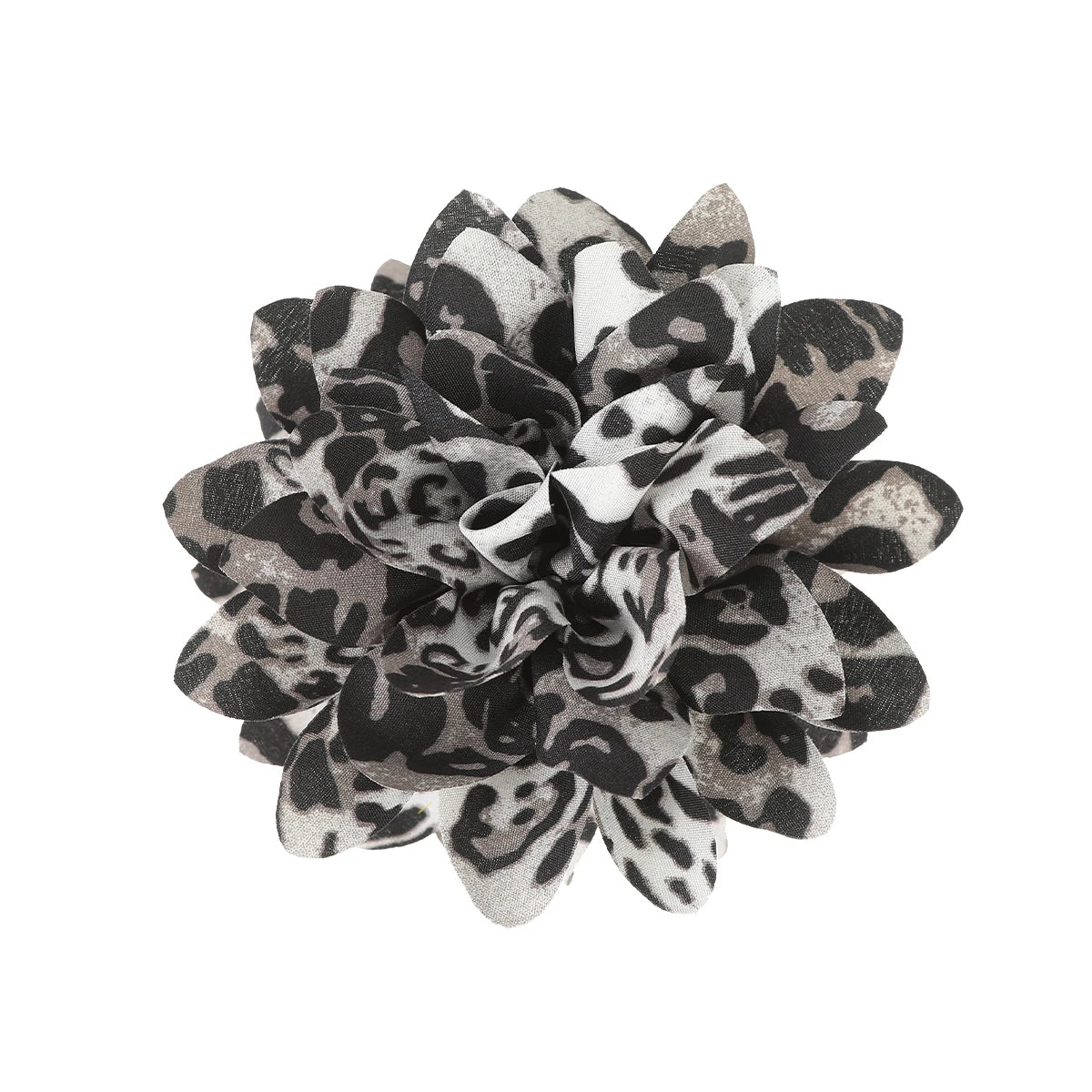 New Leopard Print Big Flower Women's Hair Claws Vintage Hairpin Simple Barrette Ponytail Hair Clamps Hair Accessories for Women