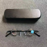 cubojue small round reading glasses +100 +150 +200 +250 +300 glass lens narrow nerd spectacles eyeglasses frames