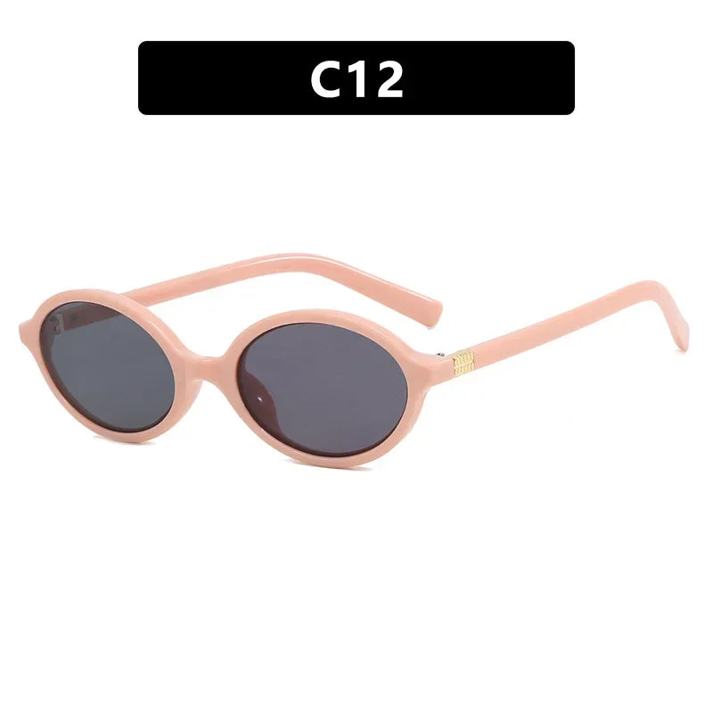 Oval Small Frame Retro Female Korean Plain Glasses Anti-blue Light Eyeglasses Eye Protection Ladies Optical Spectacle Eyeglass