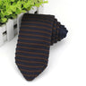 Classic 7CM Mens Ties Knitted Tie Stripes Solid Formal Bridegroom Wedding Business Knit Necktie Neck tie Accessories