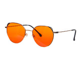 Good Sleep Blue Light Blocking Glasses Men Women Red Lenses Anti Green Light Eliminate Eye Strain Glasses  Bluelight clear lens