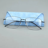pure Titanium Glasses Frame for Men women 5508 Vintage square Myopia Prescription Eyeglasses Frames 2024 Optical Korean Eyewear