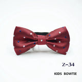 53 Color Children's Bow Tie Fashion Jacquard Baby Neckties Tie Baby Kid Kids Classical Pet Striped Butterfly Elastic Cord BowTie