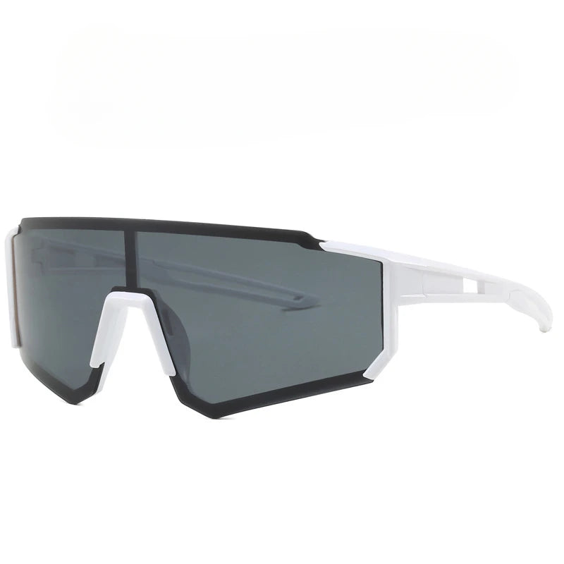 New Style Wrap-around Fashion Sports Glasses For Men And Women,Mirrored,Reflective Lenses,Outdoor Activities Like Cycling,Skiing