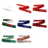 1 yard High Quality Christmas Ribbons Printed Grosgrain Ribbons for Gift Wrapping Wedding Decoration Hair Bows DIY