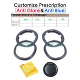 For Quest 3 Lens Myopia Anti-Blue Anti-Glare Glasses Magnetic Eyeglass Frame VR Prescription Lenses For Meta Quest 3 Accessories