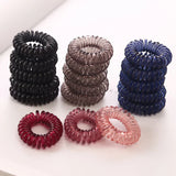 10Pcs/Lot Elastic Hair Bands Women Small Transparent Hair Ties Gum for Women Ponytail Holder Hairs Ropes Girl Hair Accessories