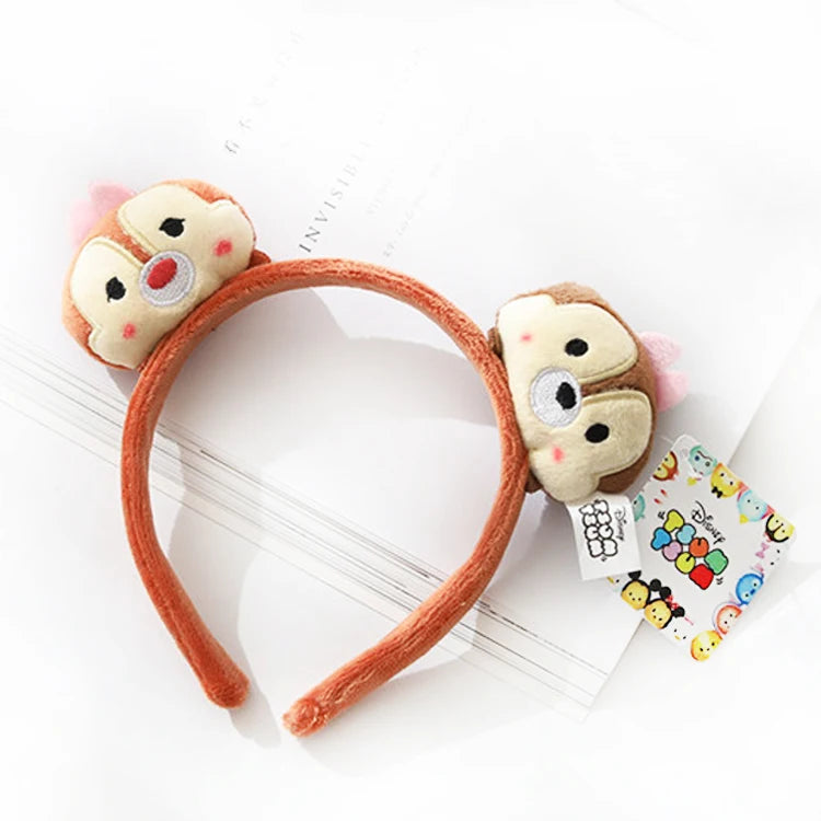 Mickey Minnie Ears Headband Cartoon Animal Plush EARS COSTUME Hallowmas Headband Cosplay Plush Gift Doll Girls Party Hair band